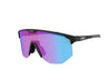 Akiniai Bliz Hero Small / matt black, rose-violet blue mirr