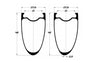 Ratų komplektas 700C Duke Baccara 48C Rim Brake / Bitex JB Shimano 11S